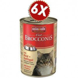 6 Adet Broconnis Sığır Etli & Kümes Hayvanlı 400 Gr | Yetişkin Kedi Maması 6 Adet Broconnis Sığır Etli & Kümes Hayvanlı 400 Gr | Yetişkin Kedi Maması