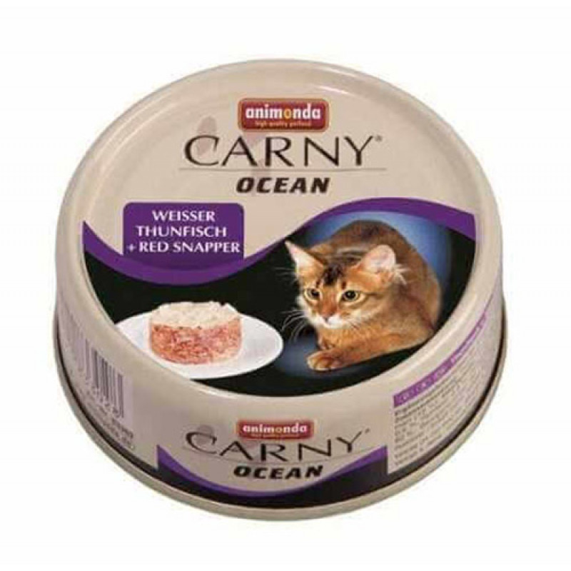 Animonda 6 Adet Carny Ocean Beyaz Ton Balığı + Kırlangıç Balığı 80 Gr | Yetişkin Kedi Maması Animonda 6 Adet Carny Ocean Beyaz Ton Balığı + Kırlangıç Balığı 80 Gr | Yetişkin Kedi Maması