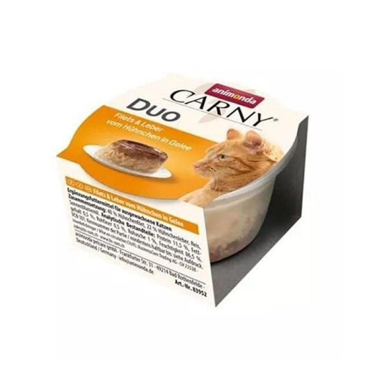 Animonda 70 Gr Carny Duo Jöleli Tavuk Ciğeri | Yetişkin Kedi Maması Animonda 70 Gr Carny Duo Jöleli Tavuk Ciğeri | Yetişkin Kedi Maması