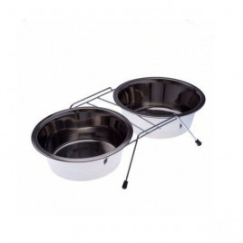 11,5 Cm Çelik Ayaklı İkili Metal Mama Kabı | İkili Mama Ve Su Kabı 11,5 Cm Çelik Ayaklı İkili Metal Mama Kabı | İkili Mama Ve Su Kabı