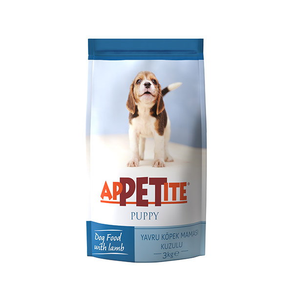 Appetite 3 Kg Puppy Lamb & Rice Formula | Yavru Köpek Kuru Maması