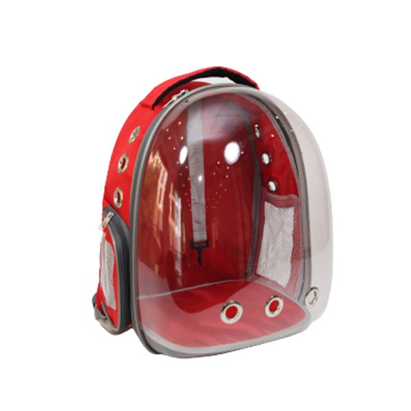 Bacco Milano Astronot Taşıma Çantası Kırmızı | Kedi Taşıma Çantası