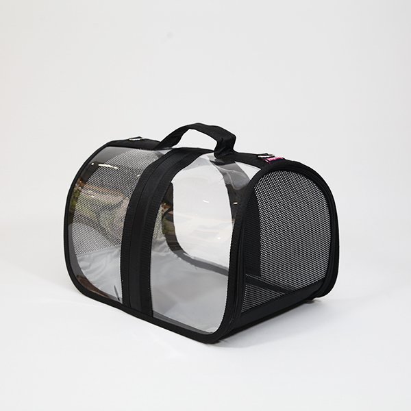 Bacco Milano Şeffaf Taşıma Çantası Siyah | Köpek Taşıma Çantası Ve Kafes