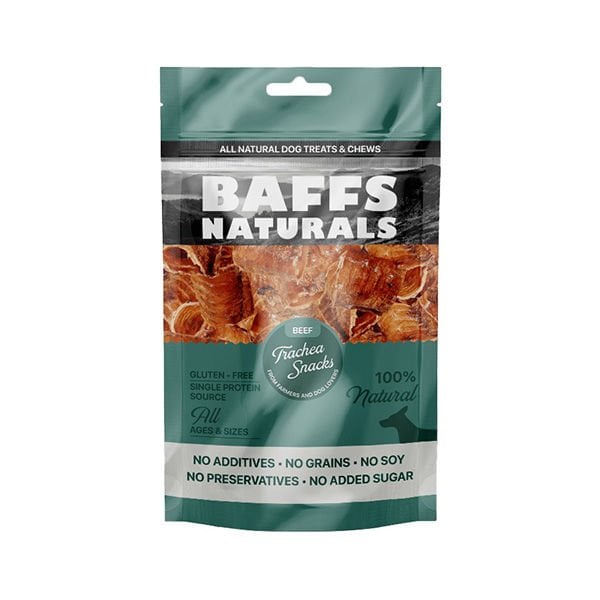Baffs Naturals 100 Gr Dana Gırtlak | Köpek Atıştırmalık Ödül Maması