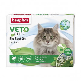 3'lü Veto Pure Bio Spot On Pire ve Kene Damlası | Kedi Pire Ve Kene Ürünü 3'lü Veto Pure Bio Spot On Pire ve Kene Damlası | Kedi Pire Ve Kene Ürünü