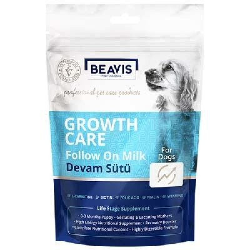 Beavis Growth Devam Sütü 200 Gr Care Fallow on Milk Dog | Yavru Köpek Bakım Beavis Growth Devam Sütü 200 Gr Care Fallow on Milk Dog | Yavru Köpek Bakım