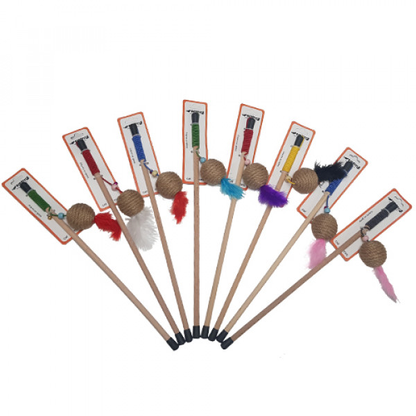 Bedspet 1 Adet Hasır Tüylü Kedi Oltası | Kedi Oltası