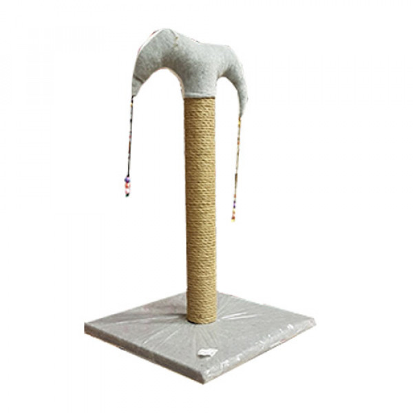 Bedspet 50 cm İnce Tırmalama Tahtası Gri | Çubuk Kedi Tırmalama Tahtası