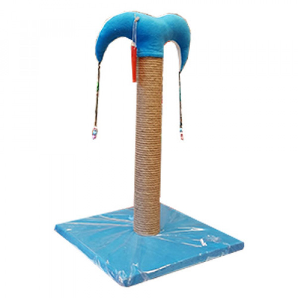 Bedspet 50 Cm İnce Tırmalama Tahtası Mavi | Çubuk Kedi Tırmalama Tahtası