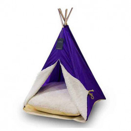 60x60x80 cm Büyük Kedi-Köpek Çadırı Mor | Köpek Çadırı 60x60x80 cm Büyük Kedi-Köpek Çadırı Mor | Köpek Çadırı