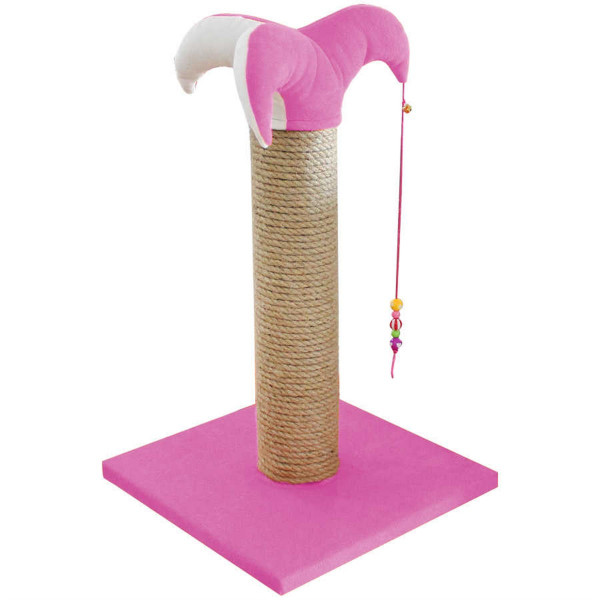 Bedspet 70 cm Tırmalama Tahtası Pembe | Çubuk Kedi Tırmalama Tahtası