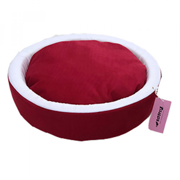 Bedspet İnce Sepet Yatak Kırmızı | Kumaş Köpek Yatağı