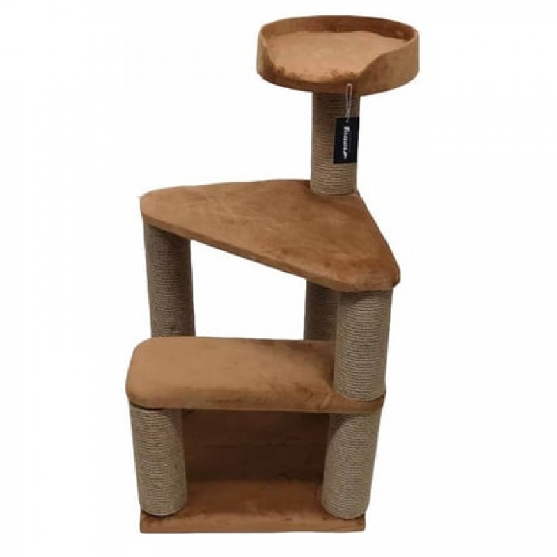 Bedspet M:2 Tırmalama Platformu Açık Kahve | Platformlu Kedi Tırmalama Tahtası Bedspet M:2 Tırmalama Platformu Açık Kahve | Platformlu Kedi Tırmalama Tahtası