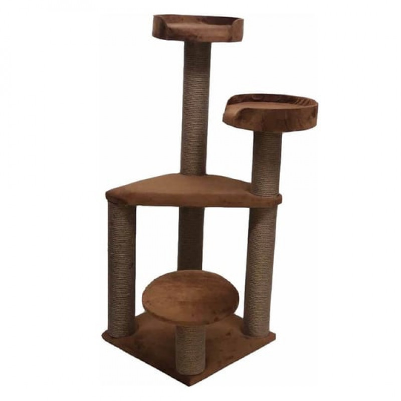 Bedspet M:3 Tırmalama Platformu Kahverengi | Platformlu Kedi Tırmalama Tahtası Bedspet M:3 Tırmalama Platformu Kahverengi | Platformlu Kedi Tırmalama Tahtası