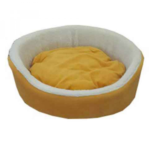 Bedspet M Paris Model Kedi-Köpek Yatağı Sarı | Kumaş Köpek Yatağı