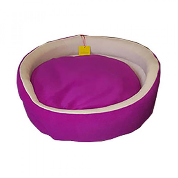 Bedspet Paris M Model Kedi-Köpek Yatağı Mor | Kumaş Köpek Yatağı