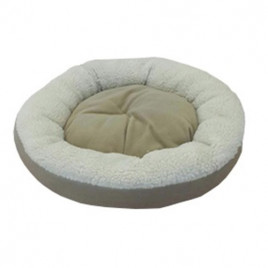 Simit Yatak Bej | Kumaş Köpek Yatağı Simit Yatak Bej | Kumaş Köpek Yatağı