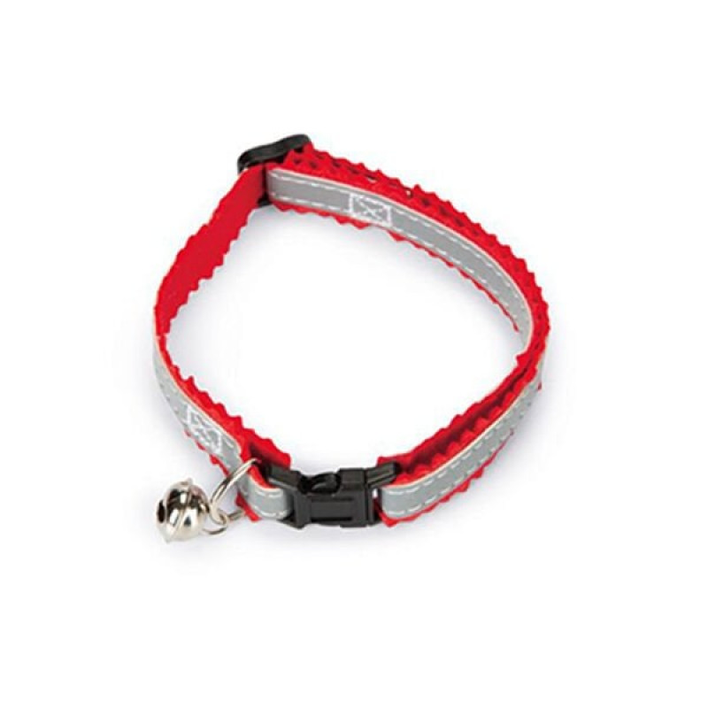 Beeztees 10x32.5 Cm Reflektörlü Zilli Boyun Tasması Gri | Kedi Boyun Tasması Beeztees 10x32.5 Cm Reflektörlü Zilli Boyun Tasması Gri | Kedi Boyun Tasması