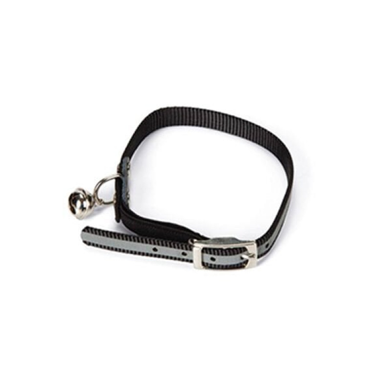 Beeztees 10x32.5 Cm Reflektörlü Zilli Boyun Tasması Siyah | Kedi Boyun Tasması Beeztees 10x32.5 Cm Reflektörlü Zilli Boyun Tasması Siyah | Kedi Boyun Tasması