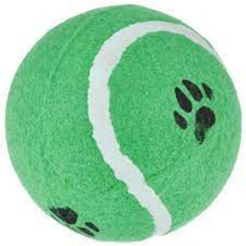 Beeztees 12 Cm Pati Desenli Tenis Topu | Köpek Top Oyuncak Beeztees 12 Cm Pati Desenli Tenis Topu | Köpek Top Oyuncak
