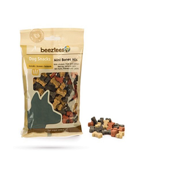 Beeztees 150 Gr Mini Bones Mix Tavuk ve Somonlu | Köpek Atıştırmalık Ödül Maması