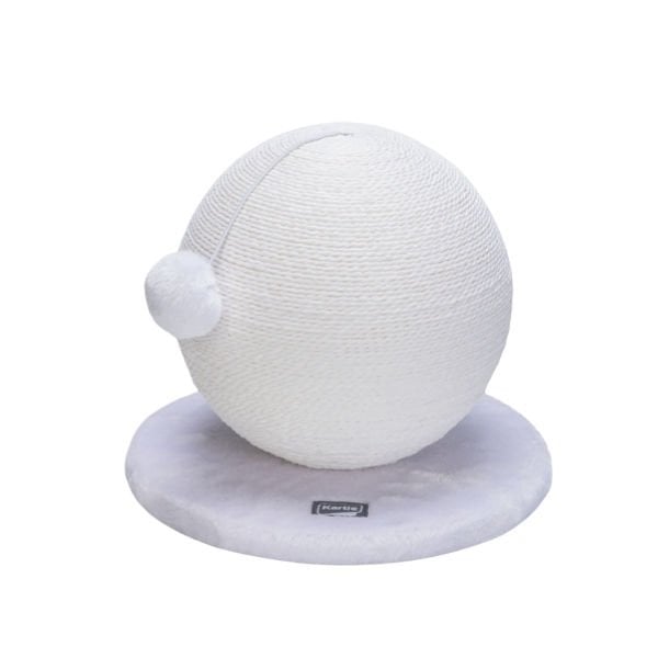 Beeztees 30.5 Cm  Kedi Tırmalama Küresi Beyaz