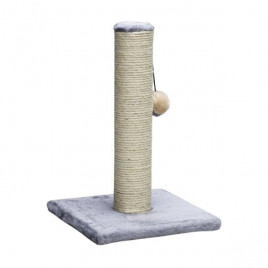 30x30x45 Cm Peluş Top Oyuncaklı Kedi Tırmalama Direği Gri | Çubuk Kedi Tırmalama Tahtası 30x30x45 Cm Peluş Top Oyuncaklı Kedi Tırmalama Direği Gri | Çubuk Kedi Tırmalama Tahtası