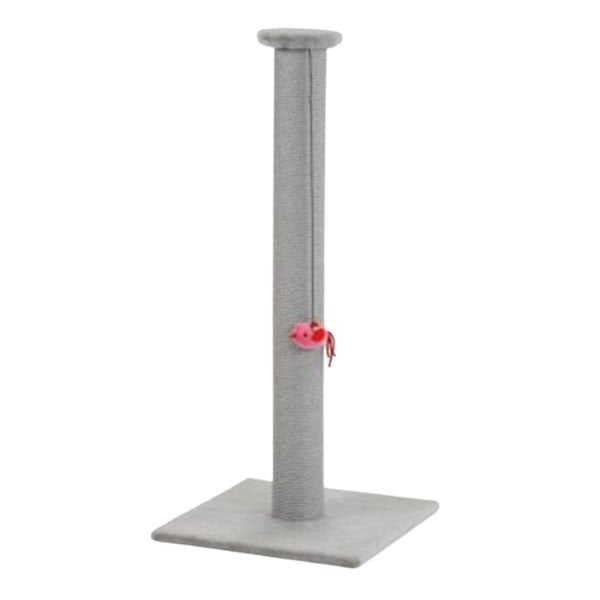 Beeztees 40x40x90 Cm Bej Oyuncaklı Kedi Tırmalama Direği | Çubuk Kedi Tırmalama Tahtası