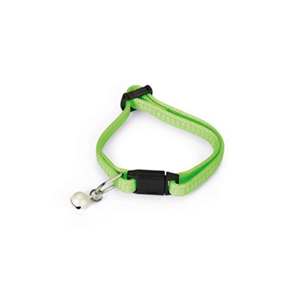 Beeztees 8x23 Cm Zilli Yavru Boyun Tasması Yeşil | Kedi Boyun Tasması