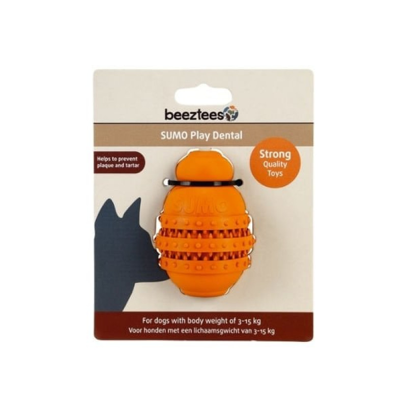Beeztees Sumo 15 Cm Ödül Hazneli Kauçuk Köpek Diş Çiğneme Oyuncağı Large Turuncu Beeztees Sumo 15 Cm Ödül Hazneli Kauçuk Köpek Diş Çiğneme Oyuncağı Large Turuncu
