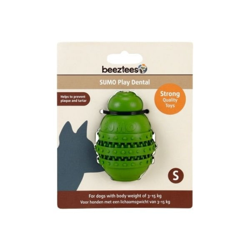 Beeztees Sumo 8 Cm Ödül Hazneli Kauçuk Köpek Diş Oyuncağı Small Yeşil Beeztees Sumo 8 Cm Ödül Hazneli Kauçuk Köpek Diş Oyuncağı Small Yeşil