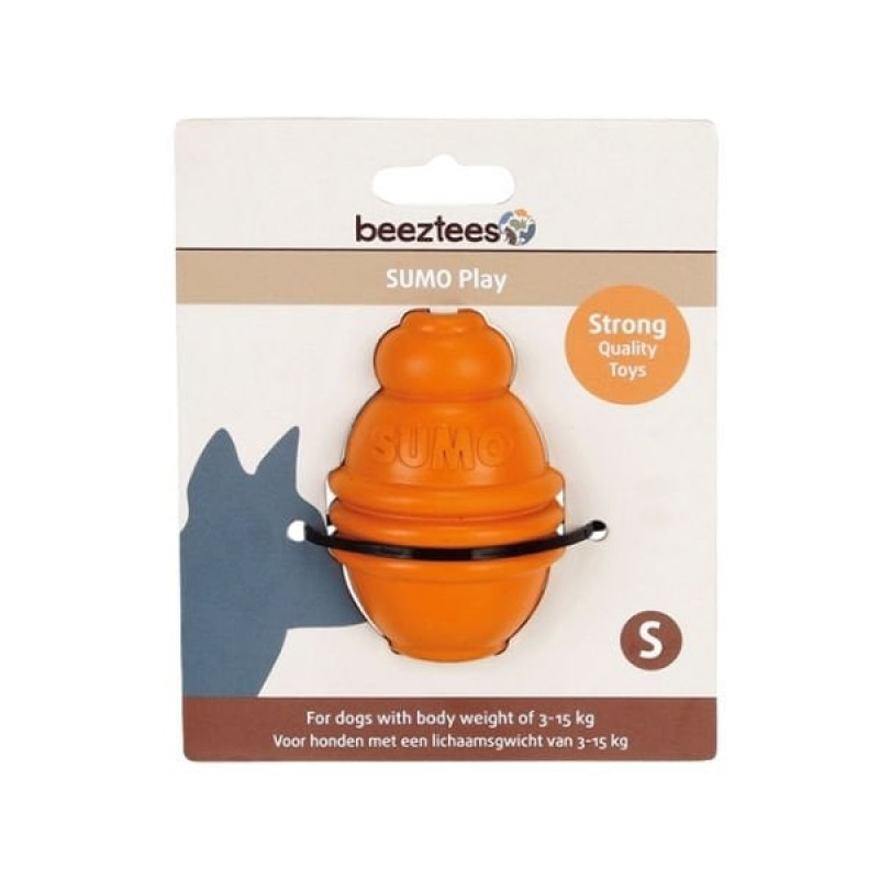 Beeztees Sumo 8 Cm Ödül Hazneli Kauçuk Köpek Oyuncağı Small Turuncu Beeztees Sumo 8 Cm Ödül Hazneli Kauçuk Köpek Oyuncağı Small Turuncu