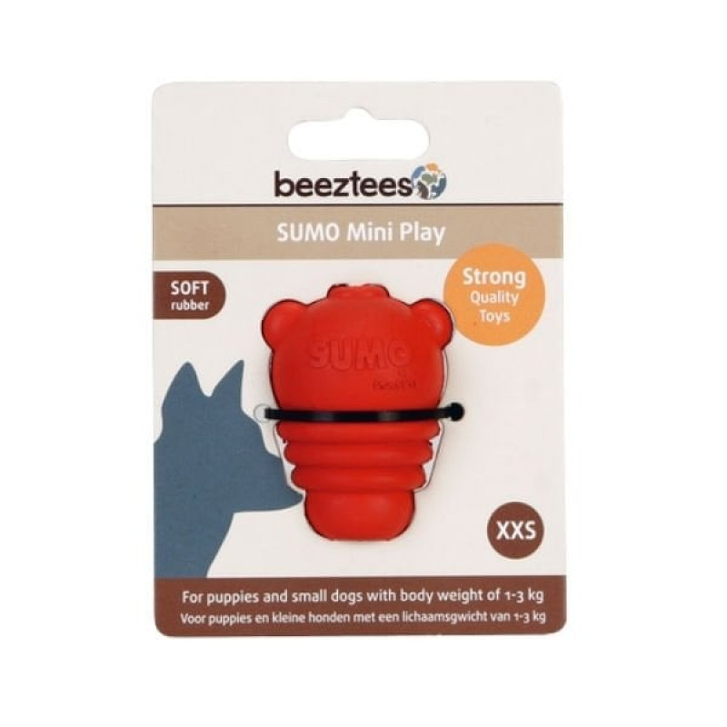Beeztees Sumo Mini 4 Cm Diş Ödül Hazneli Kauçuk Köpek Oyuncağı Xxsmall Kırmızı Beeztees Sumo Mini 4 Cm Diş Ödül Hazneli Kauçuk Köpek Oyuncağı Xxsmall Kırmızı