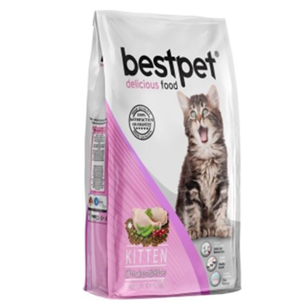 Best Pet 1 Kg Tavuklu ve Pirinçli Yavru | Yetişkin Kuru Kedi Maması