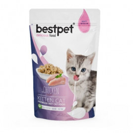 BestPet 85 Gr Kitten Jelly Pouch Tavuk | Yavru Kedi Maması BestPet 85 Gr Kitten Jelly Pouch Tavuk | Yavru Kedi Maması