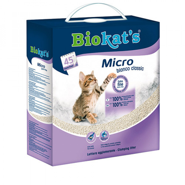 Biokats 7 Kg Bianco Micro Classic Kedi Kumu | Doğal Kedi Kumu