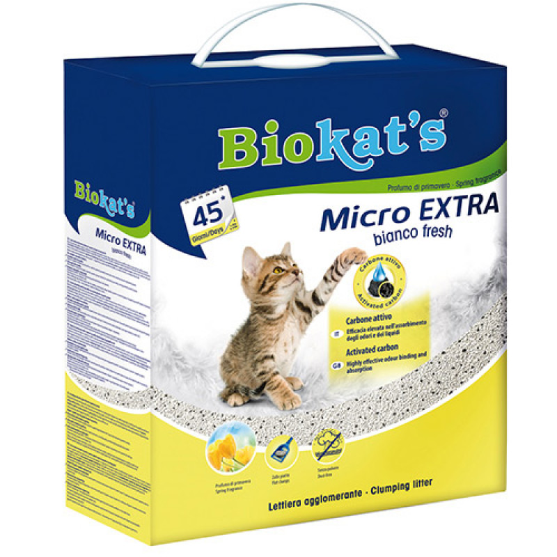 Biokats 7 Kg Bianco Micro Fresh Extra Kedi Kumu | Doğal Kedi Kumu Biokats 7 Kg Bianco Micro Fresh Extra Kedi Kumu | Doğal Kedi Kumu