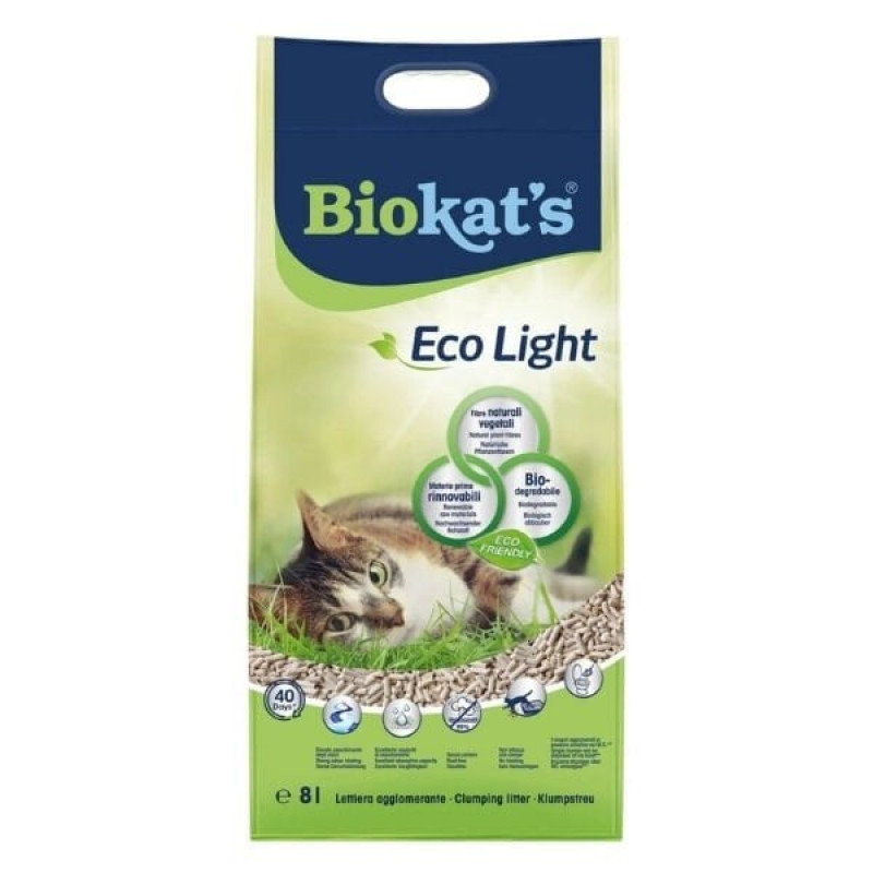 Biokats Eco Light 8 Lt Pelet Kedi Kumu 