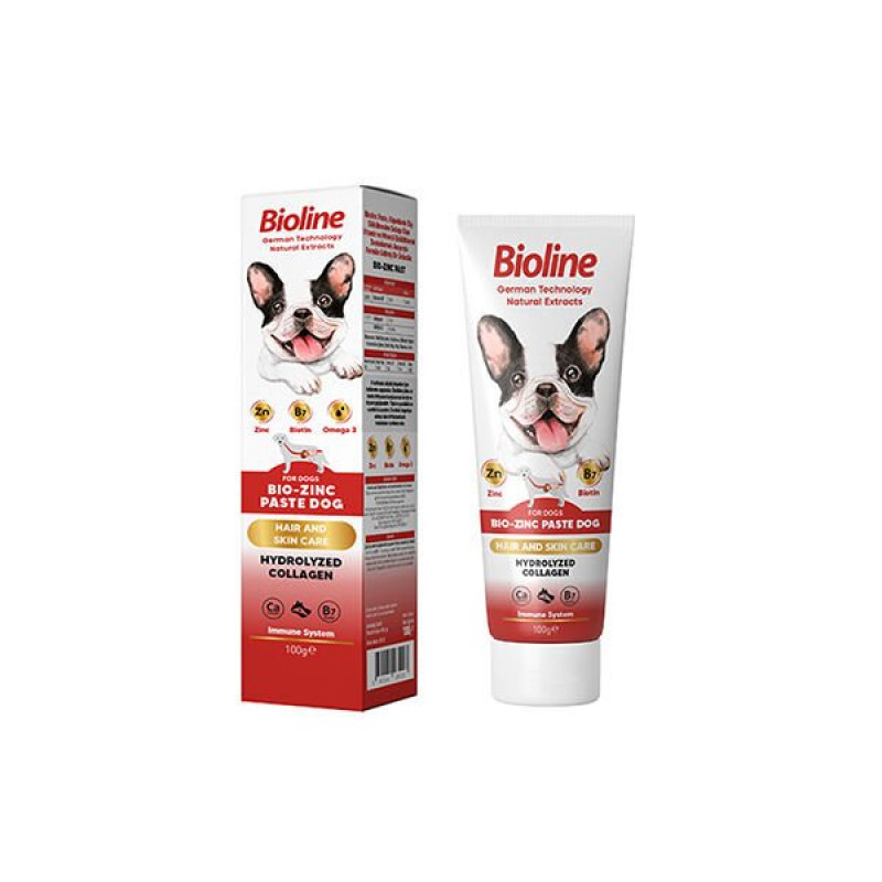 Bioline 100 Gr Bio Zinc Paste | Köpek Macunu Bioline 100 Gr Bio Zinc Paste | Köpek Macunu