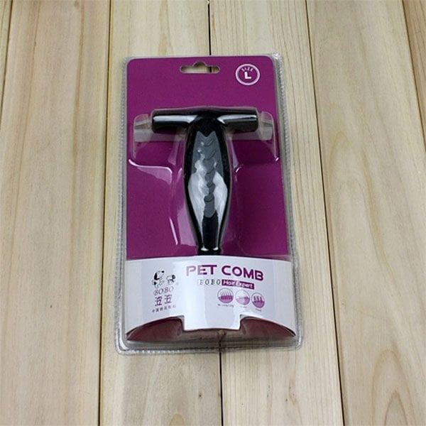 Bobo S Tüy Tarağı Siyah | Köpek Tarağı