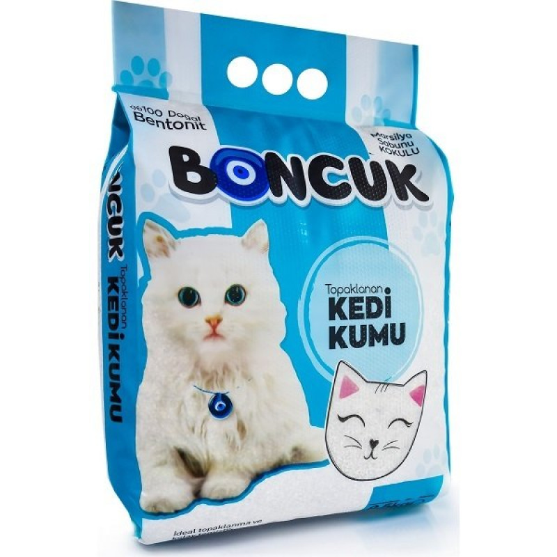 Boncuk Marsilya Sabun Kokulu İnce Taneli Topaklanan Kedi Kumu 5 Lt | Doğal Kedi Kumu Boncuk Marsilya Sabun Kokulu İnce Taneli Topaklanan Kedi Kumu 5 Lt | Doğal Kedi Kumu