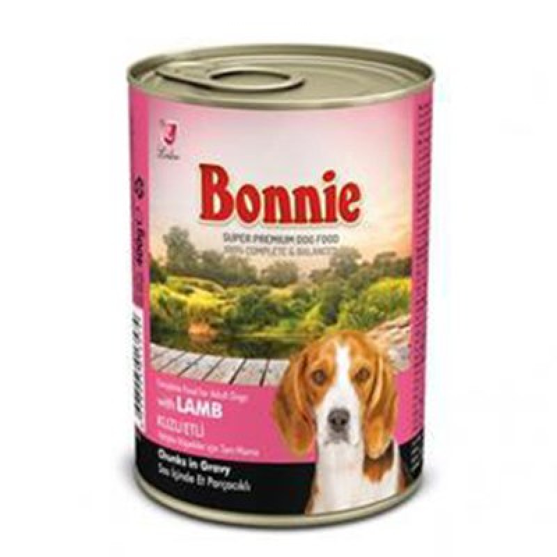 Bonnie Kuzulu Sos İçinde Yetişkin Köpek Konservesi 400 Gr | Yetişkin Köpek Konserve Maması Bonnie Kuzulu Sos İçinde Yetişkin Köpek Konservesi 400 Gr | Yetişkin Köpek Konserve Maması