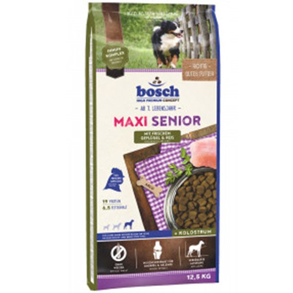 Bosch 12,5 Kg Maxi Senior Kümes Hayvanlı Büyük Irk Yaşlı Köpek Maması | Yaşlı Köpek Kuru Maması