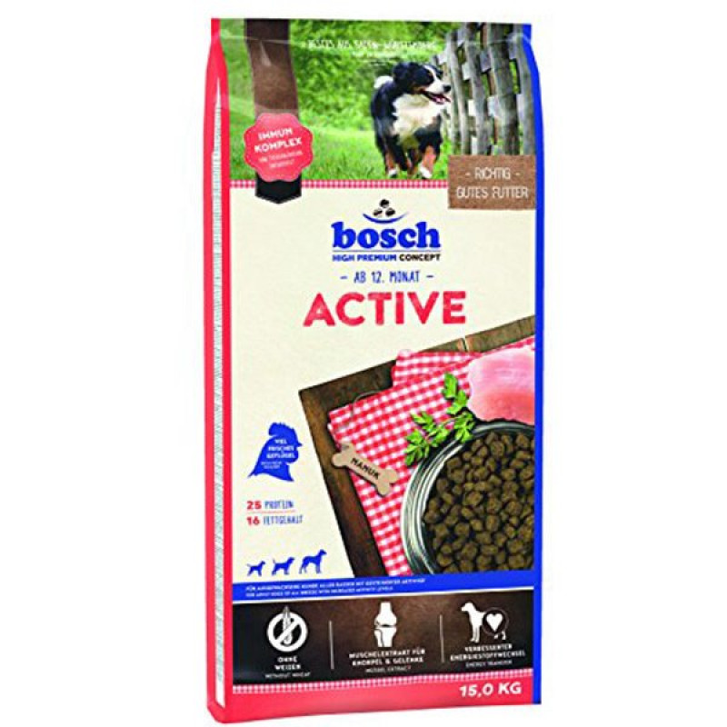 Bosch 15 Kg Active Yüksek Enerjili Yetişkin Köpek Maması | Yetişkin Köpek Kuru Maması Bosch 15 Kg Active Yüksek Enerjili Yetişkin Köpek Maması | Yetişkin Köpek Kuru Maması