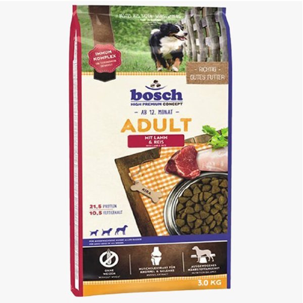 Bosch 3 Kg Adult Kuzu Etli Yetişkin | Yetişkin Köpek Kuru Maması