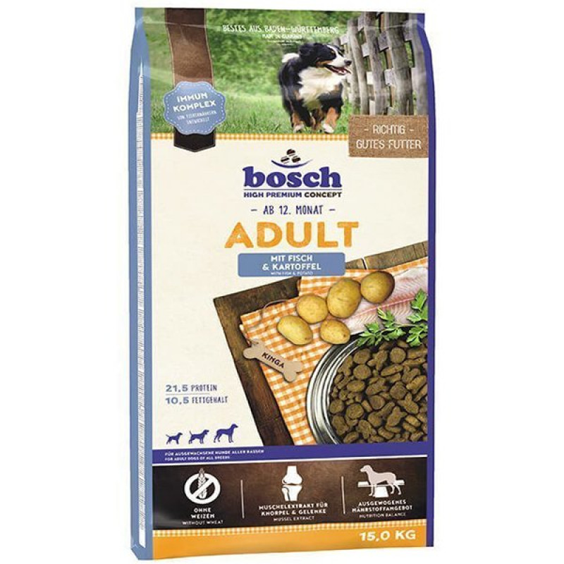 Bosch Adult Glutensiz Balıklı Ve Patatesli Yetişkin Köpek Maması 15 Kg | Köpek Özel Kuru Mama Bosch Adult Glutensiz Balıklı Ve Patatesli Yetişkin Köpek Maması 15 Kg | Köpek Özel Kuru Mama