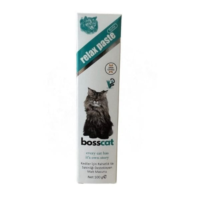 Bosscat 100 Gr Relax Paste | Kedi Sakinleştirici Bosscat 100 Gr Relax Paste | Kedi Sakinleştirici