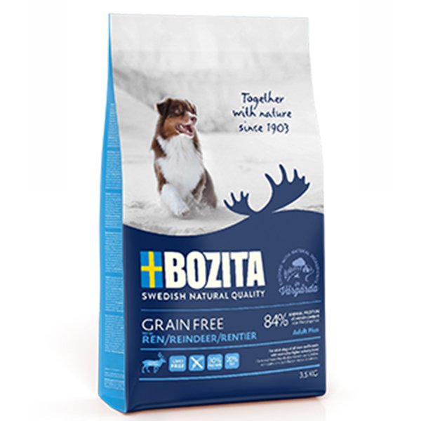 Bozita 12.5 Kg Tahılsız Ren Geyikli Yetişkin | Tahılsız Köpek Kuru Maması