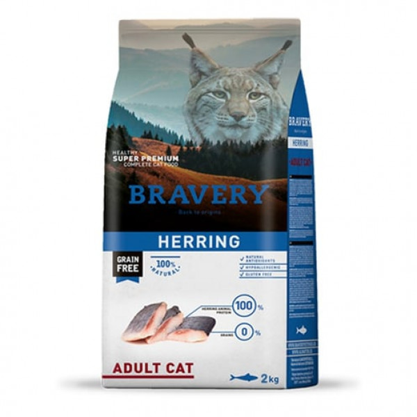 Bravery 2 Kg Adult Ringa | Yetişkin Kuru Kedi Maması