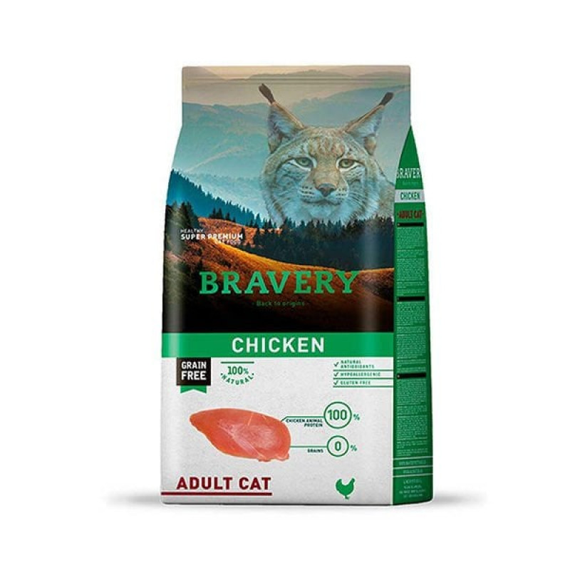 Bravery Adult Tavuklu Yetişkin Kedi Maması 600 Gr | Yetişkin Kuru Kedi Maması Bravery Adult Tavuklu Yetişkin Kedi Maması 600 Gr | Yetişkin Kuru Kedi Maması